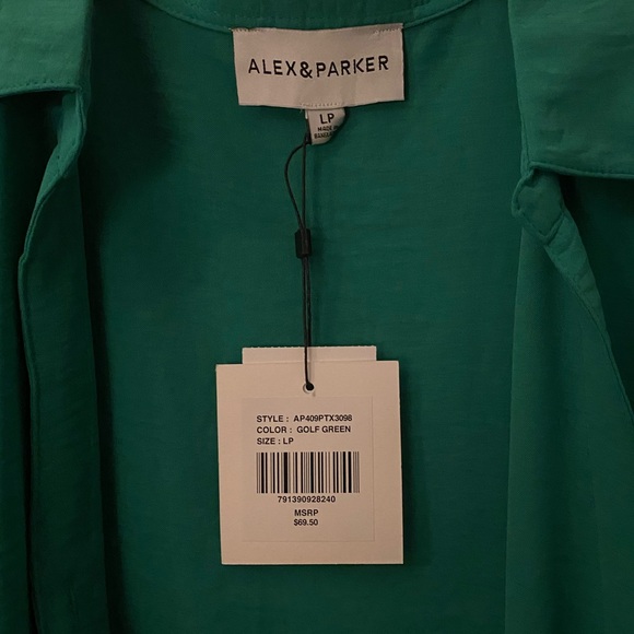 Vintage Women’s Golf Green Blouse - Picture 3 of 3